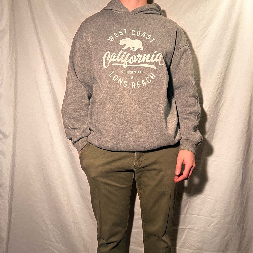 Gray California West Coast Hoodie